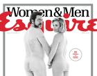 Nick Offerman and Chelsea Handler pose nude in the April 2015 issue of Esquire Magazine. Handler opens up about her experience with Bill Cosby.