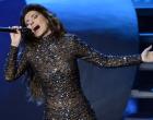 Shania Twain performs during the debut of her residency show at Caesars Palace in Las Vegas in Dec. 2012.