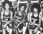 Prince (Rogers Nelson) 8th Grade 1972 Bryant Junior High, Minneapolis, MN Basketball Team on Right #3 Credit: Seth Poppel/Yearbook Library