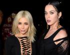 PARIS, FRANCE - MARCH 08: (L-R) Kim Kardashian and Katy Perry attend the Givenchy show as part of the Paris Fashion Week Womenswear Fall/Winter 2015/2016 on March 8, 2015 in Paris, France. (Photo by Pascal Le Segretain/Getty Images)
