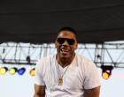 Nelly performs in a concert in northern Iraq on Friday.