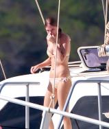 Taylor Swift in a bikini in Hawaii.