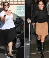 Ricki Lake may have lost the mirrorball trophy on 'Dancing With the Stars' to J.R. Martinez, but the end result still isn't bad. Lake has months of dance practice to thank for her new slim waistline. Since September (l.) when the show started, Lake has lost 25 pounds. 'I might have lost the trophy, but I got a tiny waist,' she happily said on 'The View.'