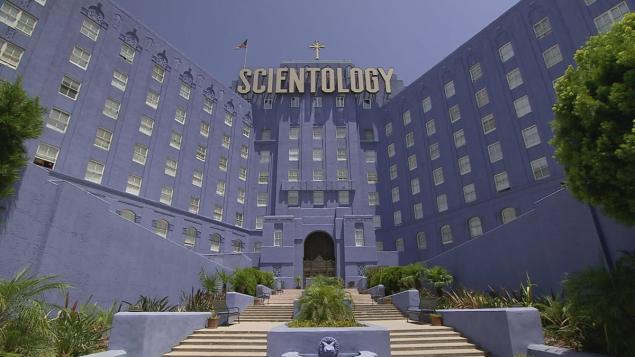 The Church of Scientology center in Hollywoo, Calif.