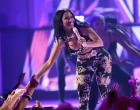 LAS VEGAS, NV - SEPTEMBER 19: Recording artist Nicki Minaj performs onstage during the 2014 iHeartRadio Music Festival at the MGM Grand Garden Arena on September 19, 2014 in Las Vegas, Nevada. (Photo by Jeff Kravitz/FilmMagic)