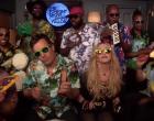 Host Jimmy Fallon, Madonna and The Roots perform ‘Holiday’ Thursday.