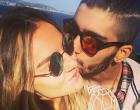 Perrie Edwards and Zayn Malik post an Instagram photo from their vacation on April 1, 2015.