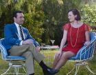 Jon Hamm as Don Draper and Elisabeth Moss as Peggy Olson in "Mad Men." The chemistry between them is reflected in the script.