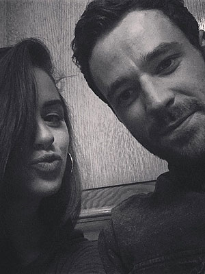 Georgia May Foote is apparently very much in lust with her co-star Sean Ward [Georgia May Foote/Instagram]