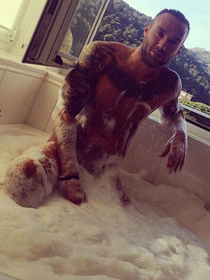 Calum Best sends hearts racing as he poses completely naked in latest bath selfie [Instagram]