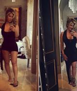 Kim Zolciak posts photos showing off her legs to Instagram