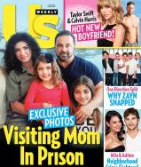 "Real Housewives of New Jersey" star Teresa Giudice poses with her family while in prison on the cover of US weekly.