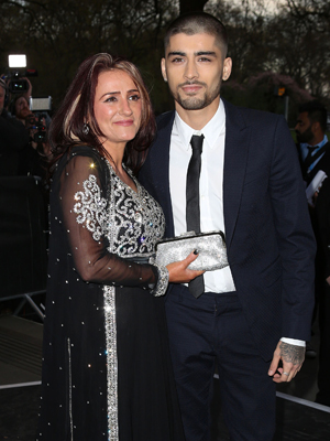 Zayn Malik hit the red carpet with his mum as he made his first public appearance since quitting one Direction [Splash]