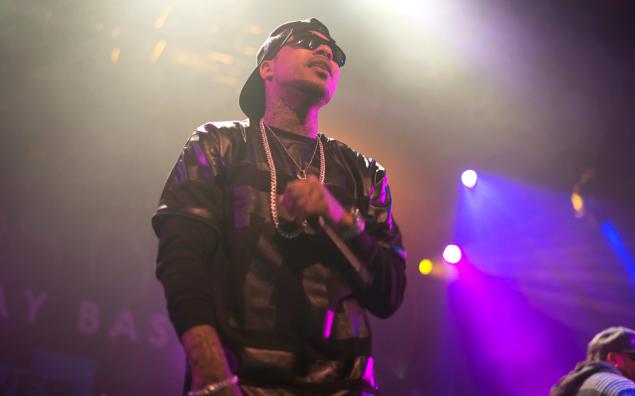 Chinx, real name Lionel Pickens, performs at a Power 105.1 concert in 2014.