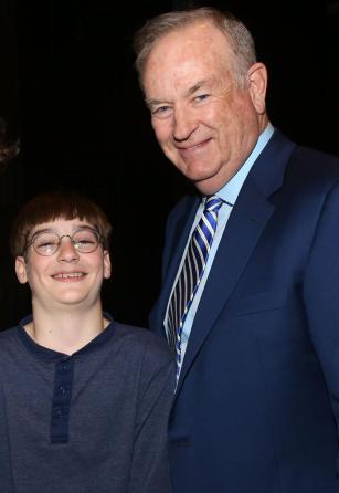 O'Reilly (l.) shares custody of his kids, including son Spencer (l.), with ex-wife Maureen McPhilmy.