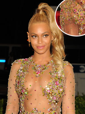 Beyoncé, Met Gala 2015, sheer dress, bum [Splash]