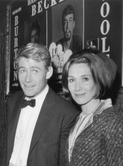Peter O'Toole (l.) was married to Welsh actress Sian Phillips (r.) during his alleged affair with Princess Margaret, the new book alleges.