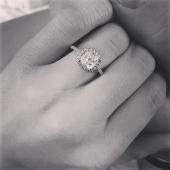 Bristol Palin shows off her engagement ring in an Instagram photo posted in March.