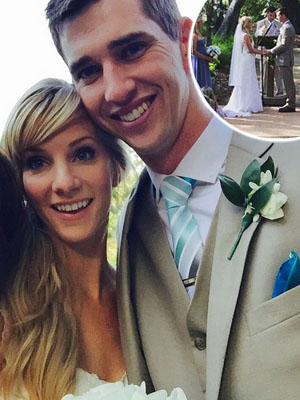 Heather Morris marries Taylor Hubbell [aoeventplanning/Instagram]