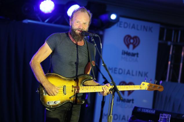 Sting performs at a dinner party at Hotel du Cap-Eden-Roc in Antibes, France.