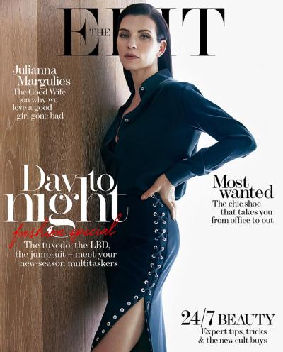 Julianna Margulies appears on the cover the latest edition of The Edit.