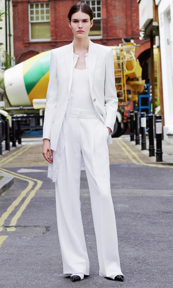 GIVENCHY RESORT 2016 WHITE PANTSUIT