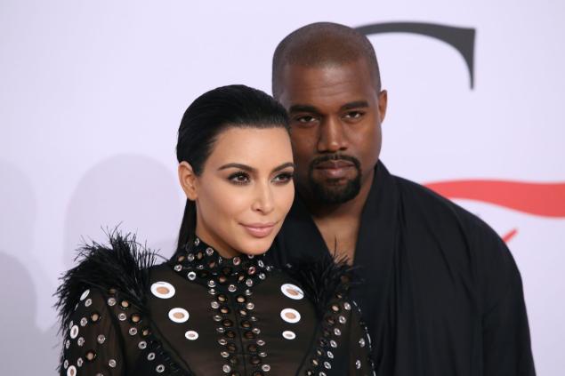 Kim Kardashian West and Kanye West attend the 2015 CFDA Awards at Alice Tully Hall at Lincoln Center on June 1 in New York City. She tweeted out special messages to him on Monday for his 38th birthday.