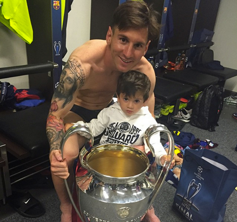 messi and son