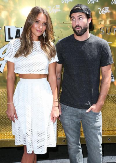 Brody Jenner, right, with model Hannah Davis.