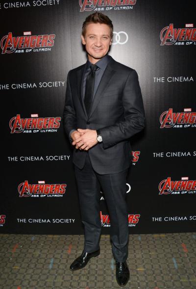 Jeremy Renner at a special screening of Marvel's 'Avengers: Age of Ultron' at the SVA Theatre on Tuesday in New York.