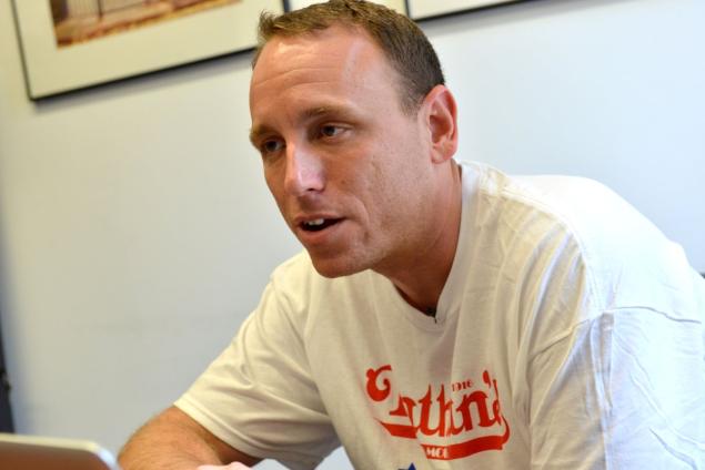 Joey Chestnut plans on staying top dog at the annual Fourth of July contest.