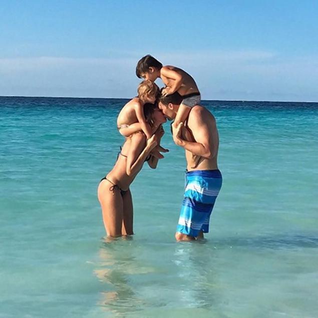 Gisele posted a touching photo of her with her husband and two children on Instagram for Brady's birthday on Aug. 3. 'Happy birthday my love! We're so blessed to have you in our lives. Thank you for always giving us so much love. We love you! #love #family'