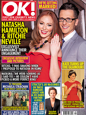 Ritchie Nevilee and Natasha Hamilton engaged [OK! mag]