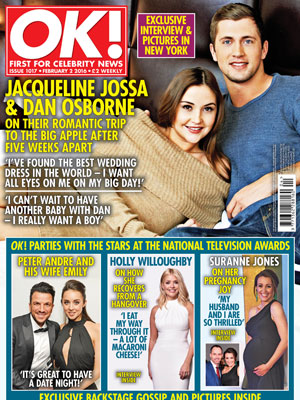 Jacqueline Jossa and Dan Osborne on the cover of OK! magazine [OK!]