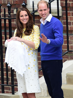 Kate Middleton and Prince William with Princess Charlotte