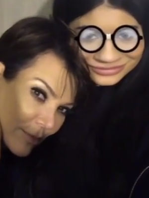 Kylie and Kris Jenner look like twins [Snapchat]